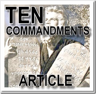 Ten Commandments Article